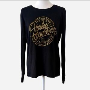 Harley-Davidson Bravado Women's Badlands Wall SD Long Sleeve T-Shirt Black XL